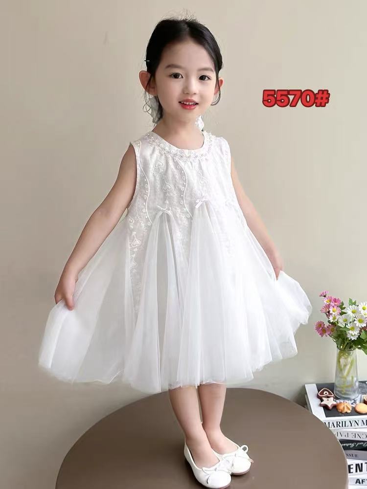 Yunnan White Body Summer Princess Clothing Children's Dress
