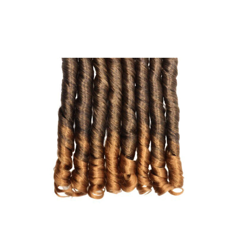 Unique African Crochet Dreadlocks French Style Wig Long Curls