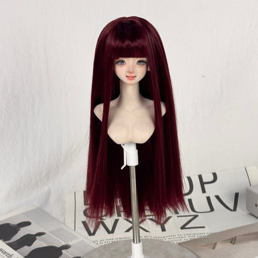 Bangs Long Straight Hair Points Fake Embryo Can Be Changed Cos Wig