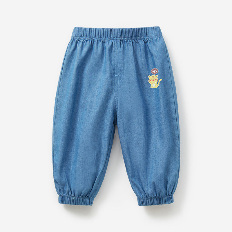 Children's Summer Thin Jeans Toddler Clothing Trousers Children's Pants