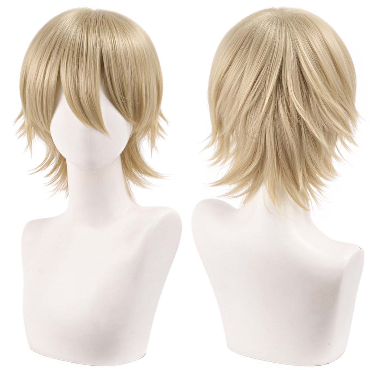 Men's Main Less Short Hair Color Universal Cos Wig