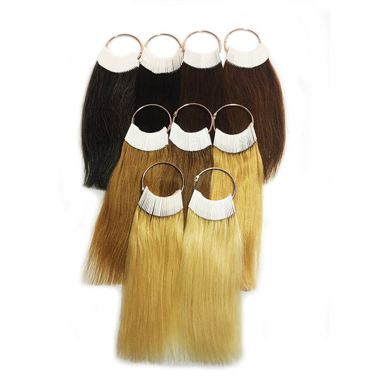 Bleaching Dyeing Hot Band Strip Of Real Hair Wig