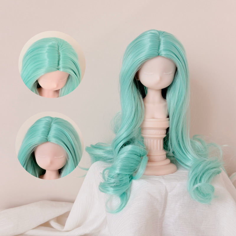 Doll Optional Medium Long Curly Hair Cos Wig