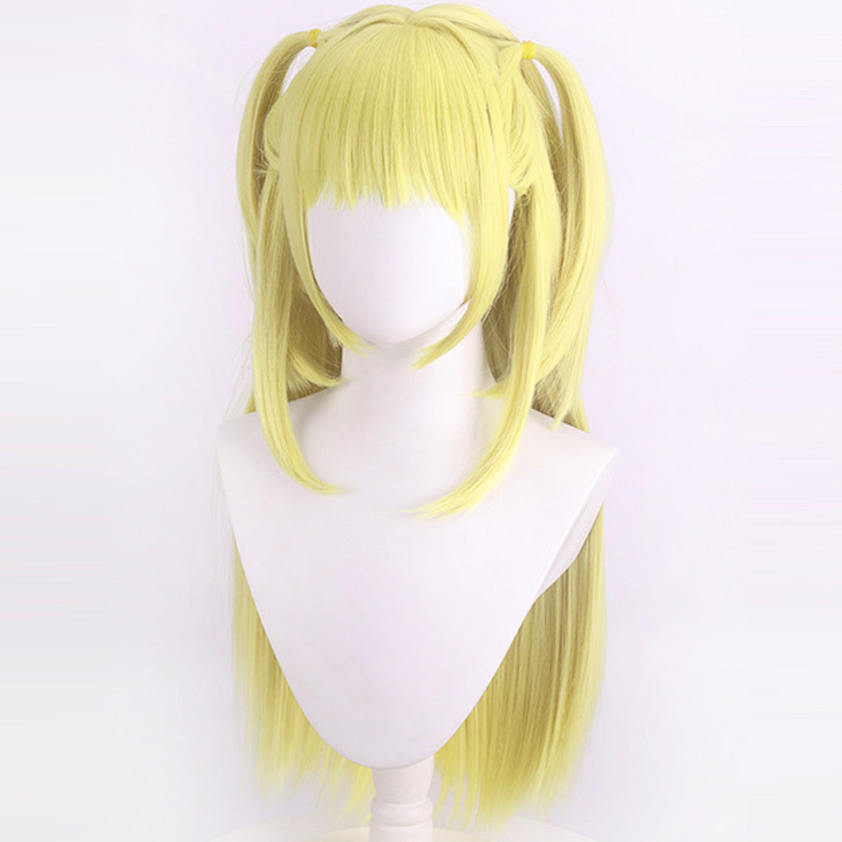 Death Note Anime Golden Yellow Double Cos Wig