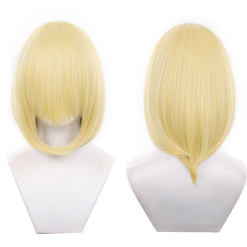 Universal Inner Button Hair Female Scalp Shape Cos Wig