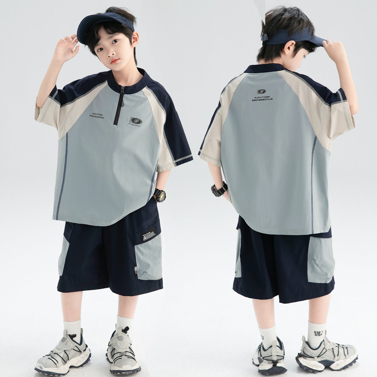 Glamorous Beautiful Slouchy Bear Summer T-shirt Children's Suit