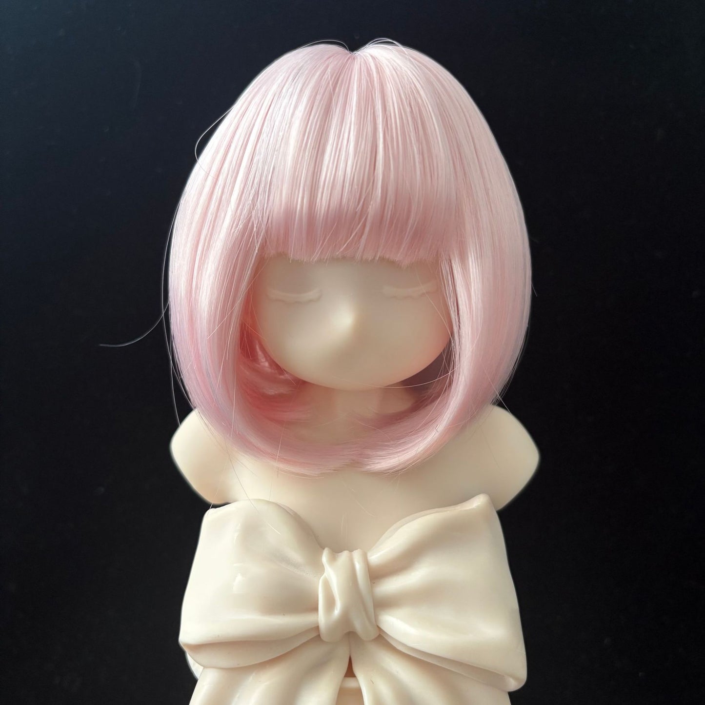 Doll Split Soft Silk Short Hair Straight Bangs Cos Wig