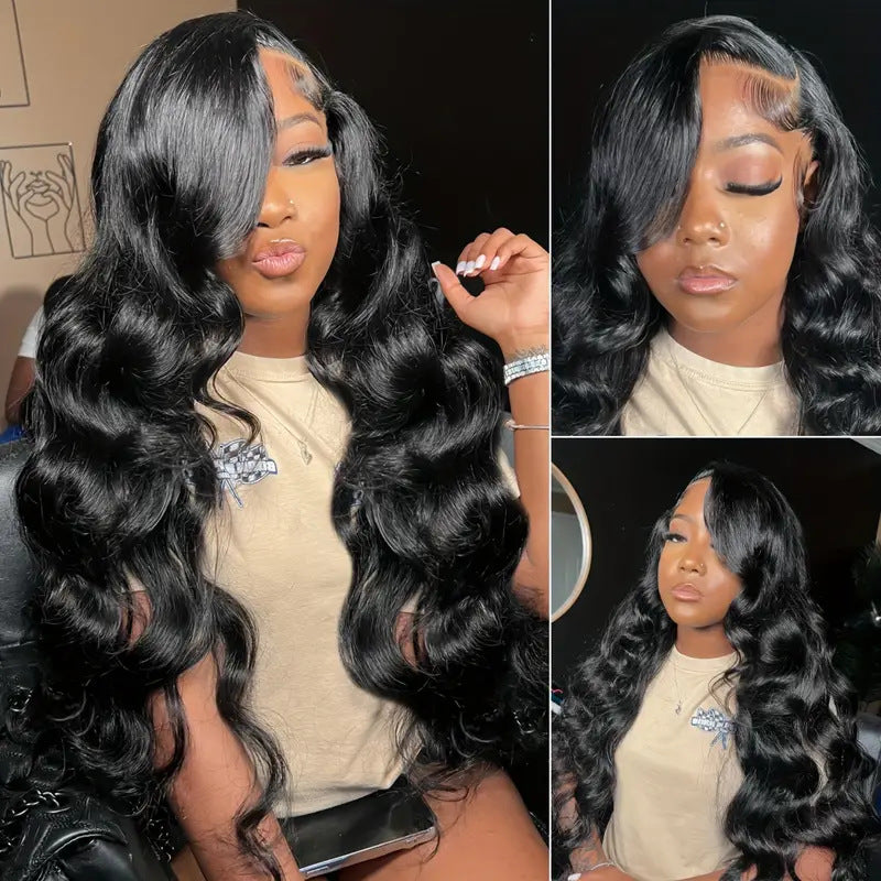 Front Lace Female Big Wave Curly Hair Fluffy Wig Long Curls