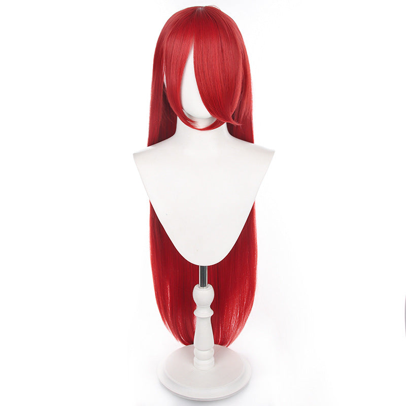 Universal Anime Long Straight Hair Mao Style Fiber Cos Wig