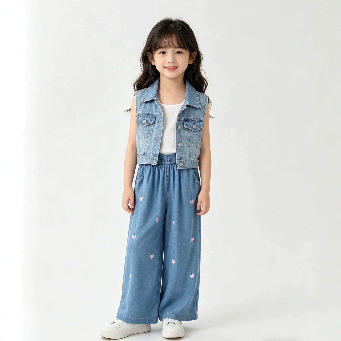 Children's Summer Thin Older Clothes Straight Imitation Children's Pants