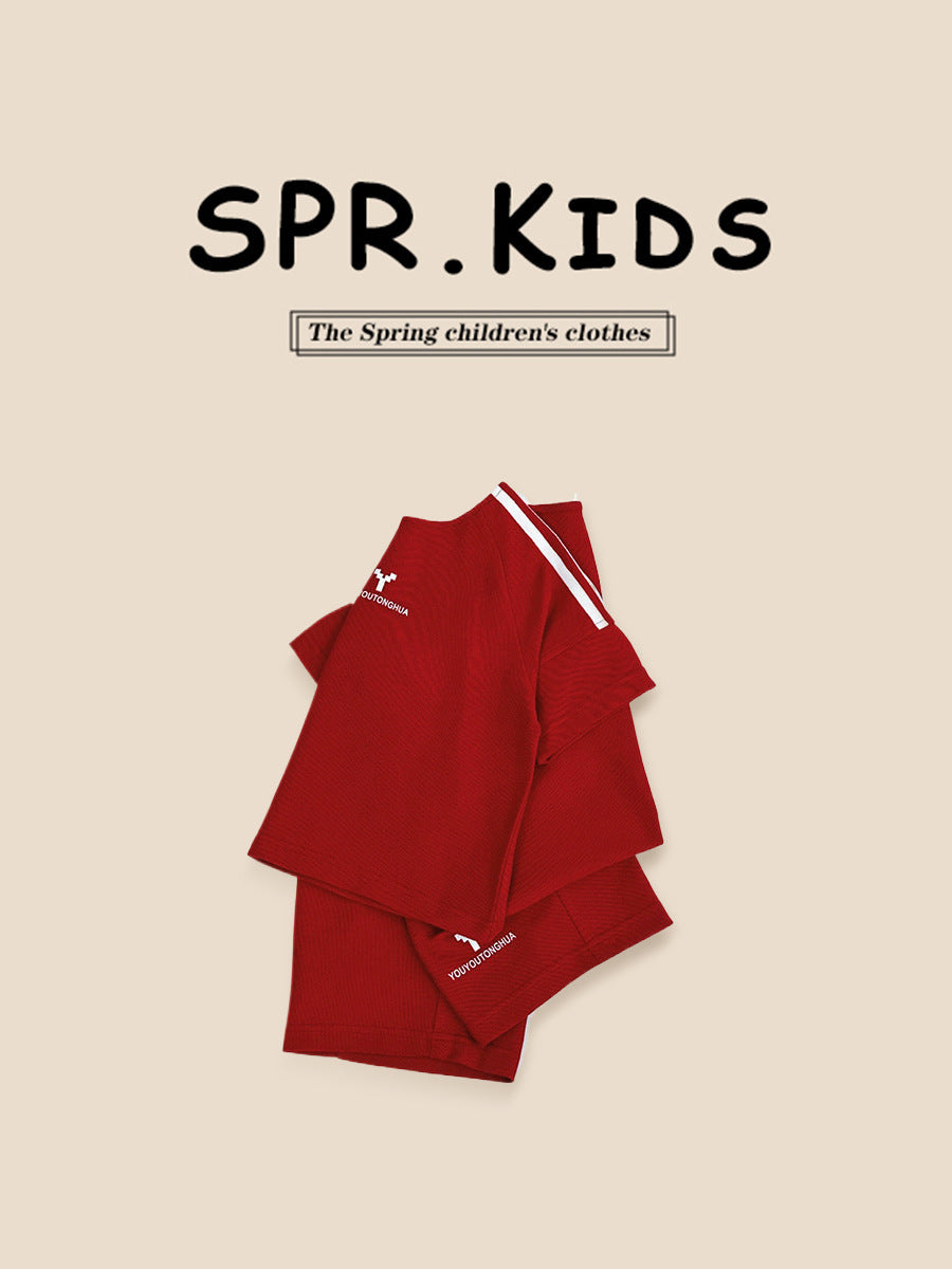 Summer Boys Clothes T-shirt Sports Casual Children's Suit