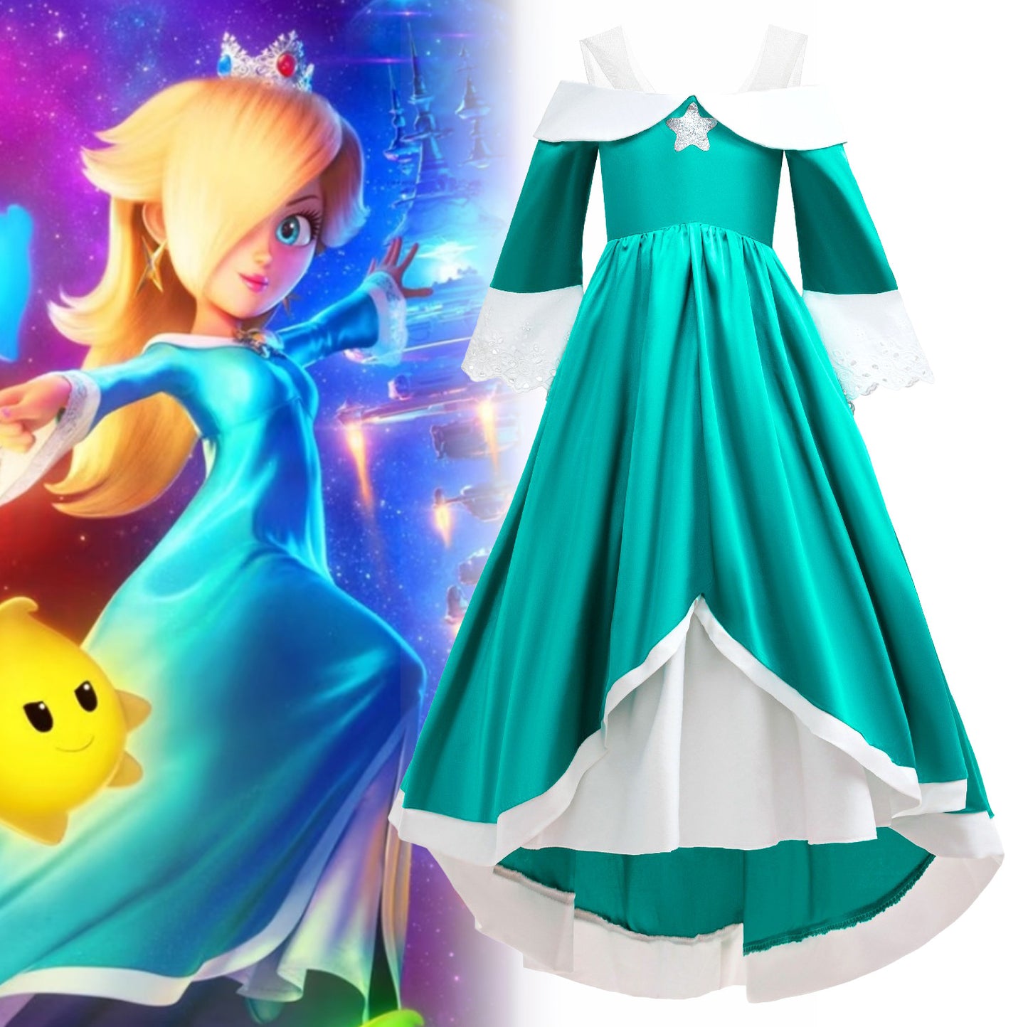 Children's Rota Sha Mario Princess Clothing Play Children's Dress