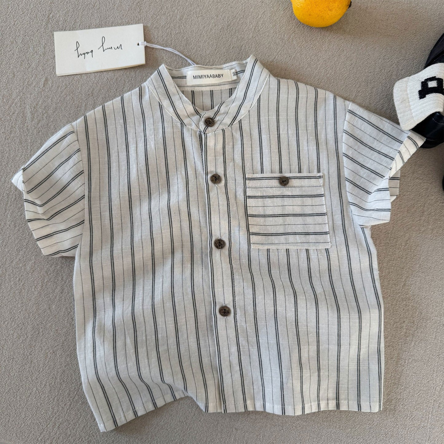 Children's Short Sleeve Boys Summer Trendy Thin Children's Shirt