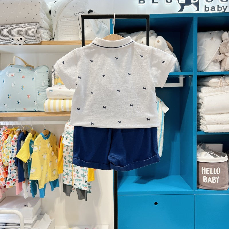 Children's Summer Short-sleeved Shorts Two-piece Clothes Children's Suit