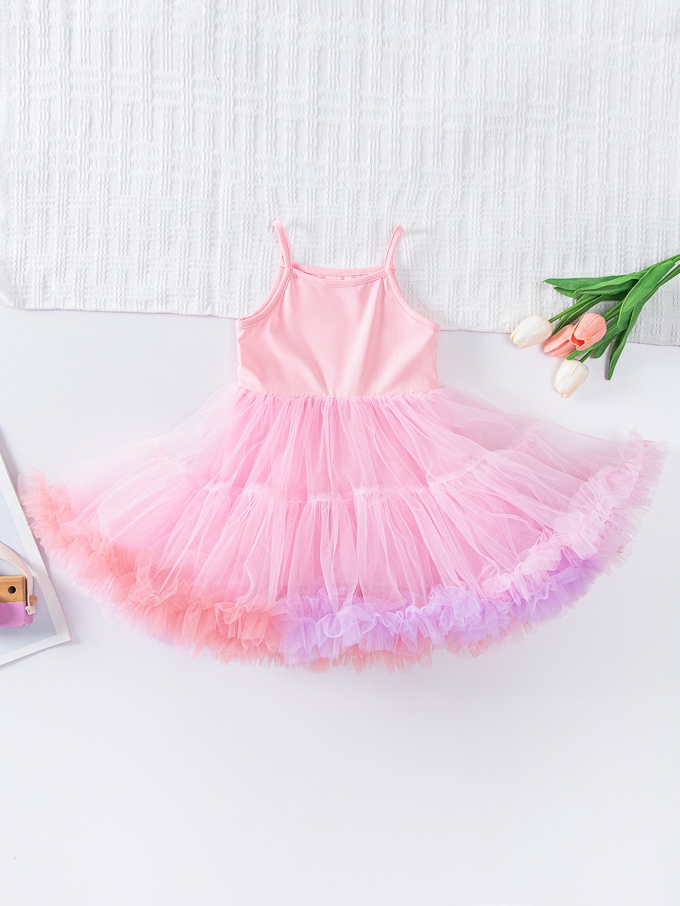Leaf Clothing Straps Summer Princess Dance Children's Dress