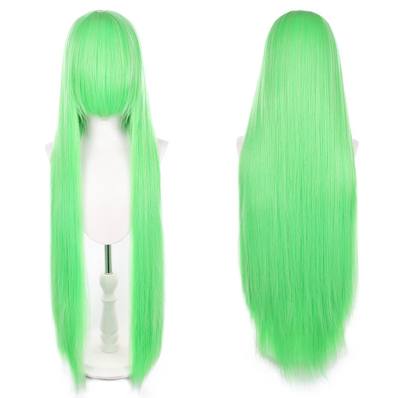 Mao Style Universal Scalp Head Long Bangs Cos Wig