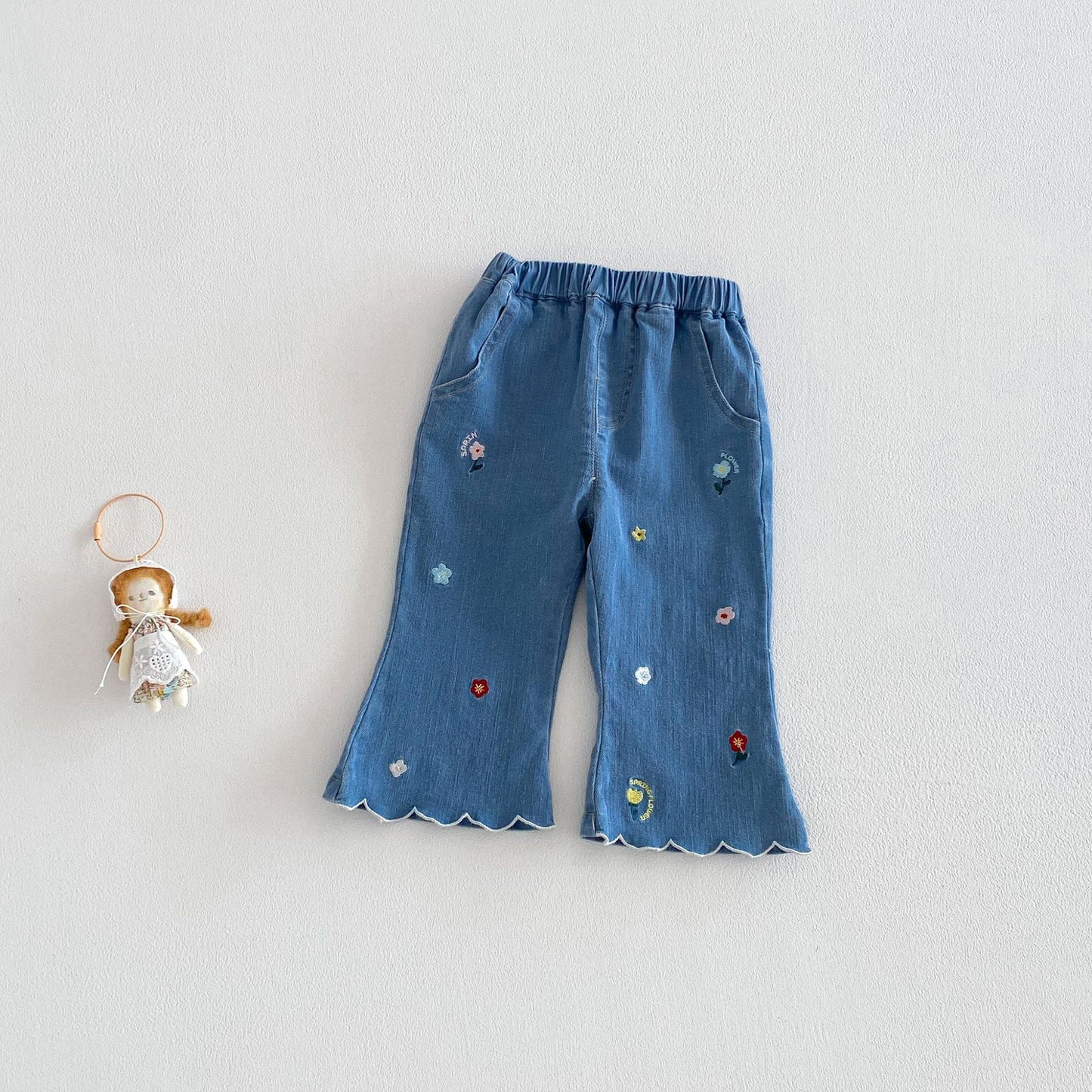 Children's Bell-bottom Spring Western Style Casual Fashion Children's Pants
