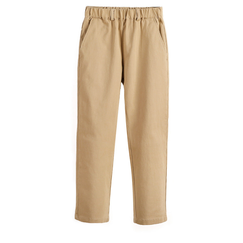 Women's & Men's Primary Khaki Casual Navy Blue Performance Clothes Children's Pants