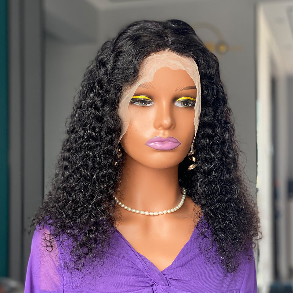 Classy Pretty Graceful Front Lace Human Real Hair Wig