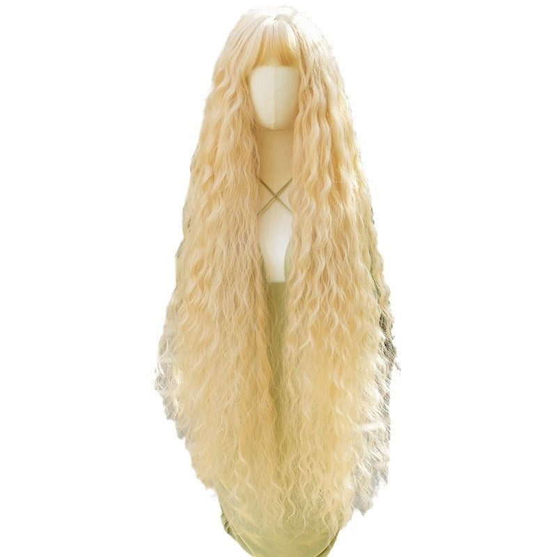 Wool Curly Hair Bangs Natural Lolita Dress Cos Wig