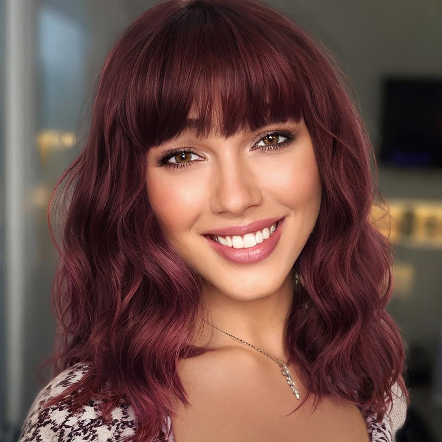 Female Water Ripple Curly Hair Chemical Fiber Head Wig Long Curls