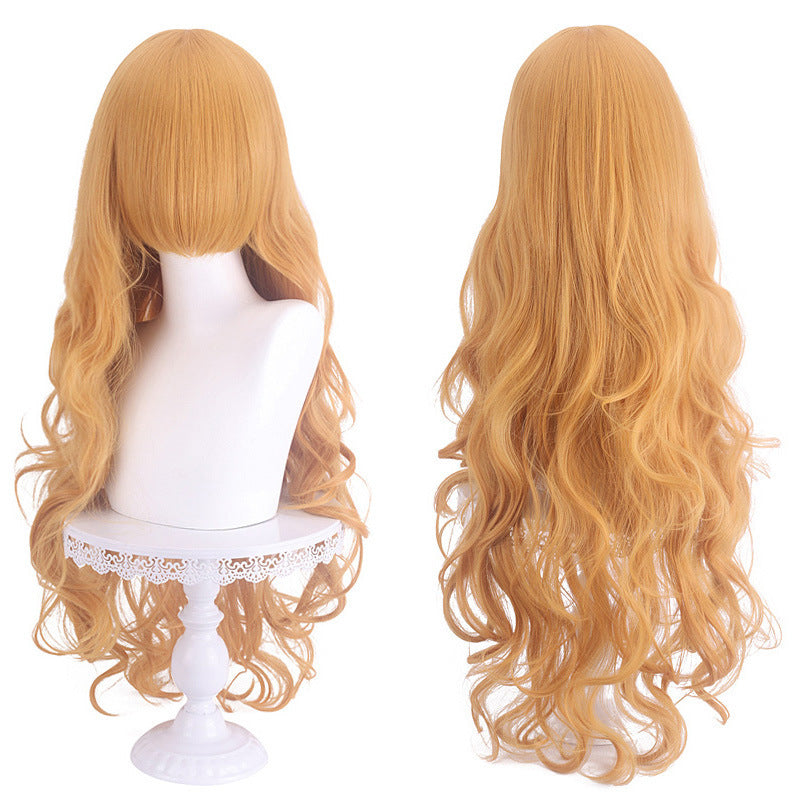 Curly Hair Universal High Quality Thickened Airy Curl Head Cover Cos Wig