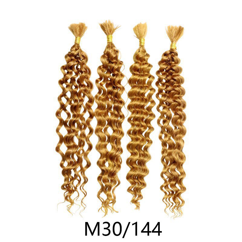 Large Volume African Chemical Fiber Crochet Wig Long Curls
