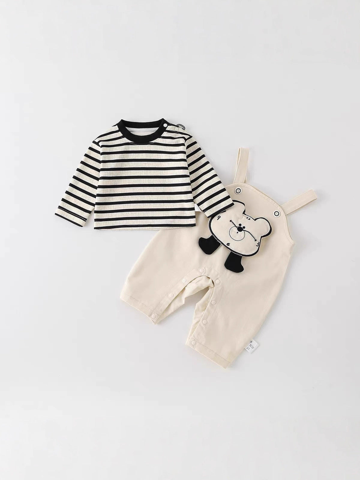Children's Clothes Handsome Long Sleeve Top Bib Children's Suit