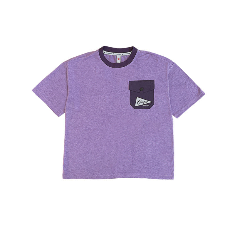 Children's Mountain Outdoor Clothing Summer Fabric Breathable Children's T-shirt