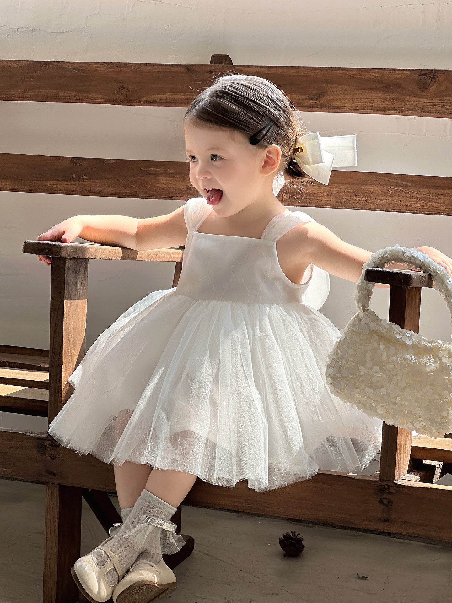 Halter Skirt Summer Clothing Princess Infant Pure Color Children's Dress