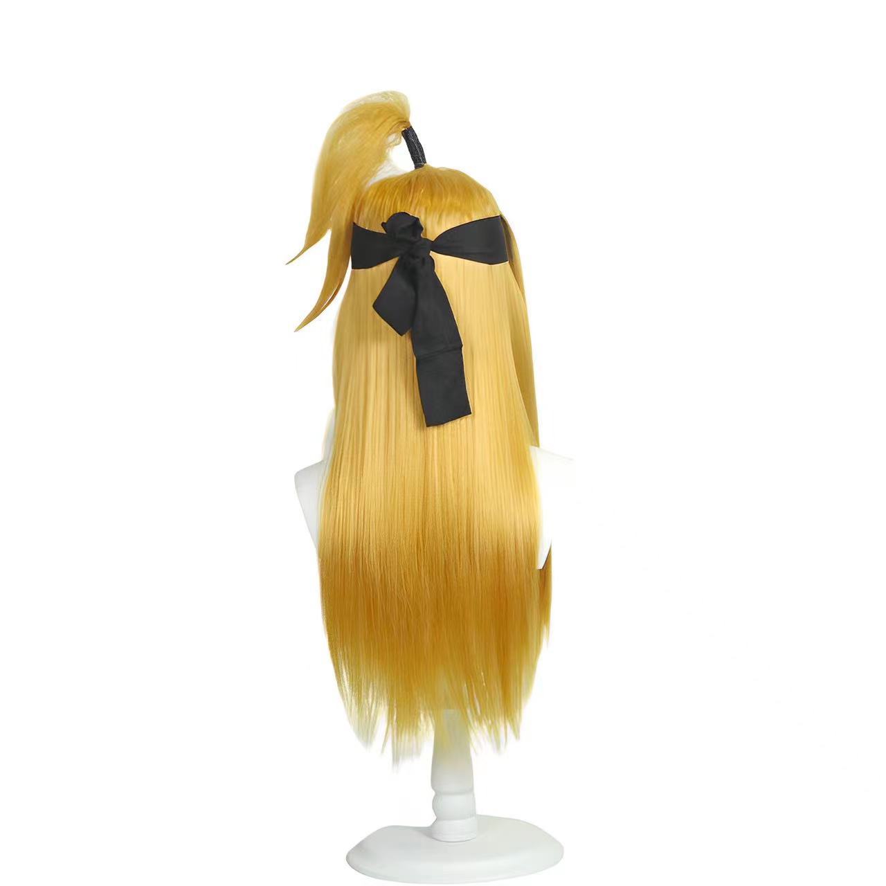 Anime Come Island Again Golden Yellow Cos Wig