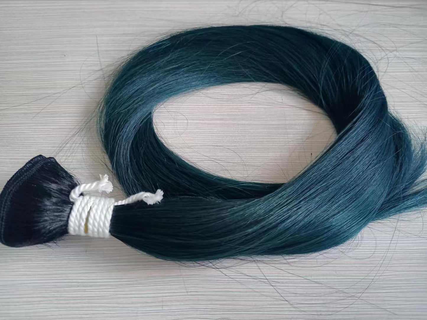 Women's Chemical Fiber African Hair Band Weft Long Straight Wig