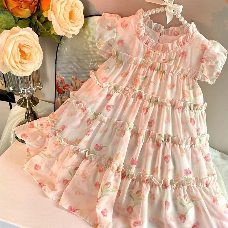 Children's Summer Fashionable Skirt Super Fairy Clothing Children's Dress