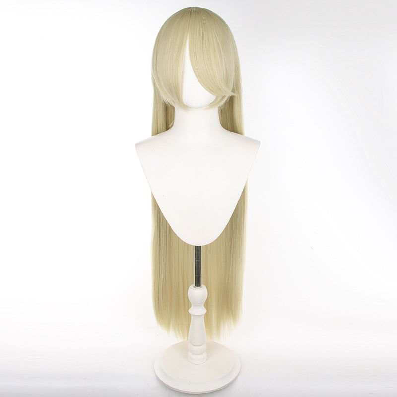 Universal Anime Long Straight Hair Mao Style Fiber Cos Wig