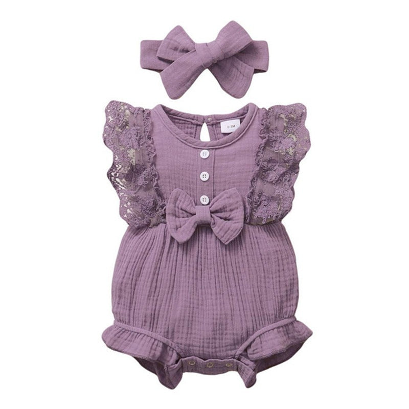 Candy Color Lace Rompers Princess Dress Jumpsuit, Climbing Suit