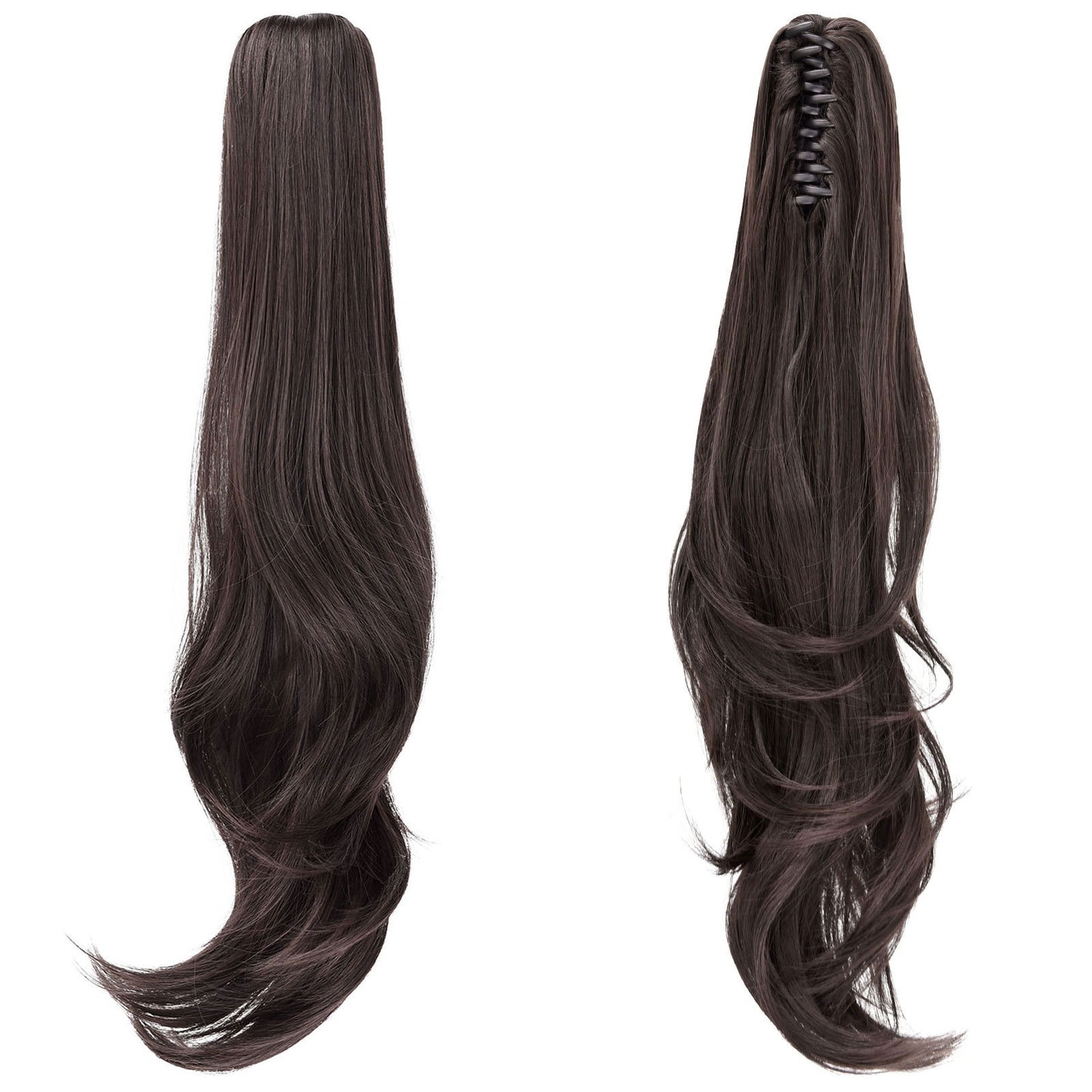 Mid-length Fiber Jaws Clamp Grip High Female Lazy Wig Ponytail