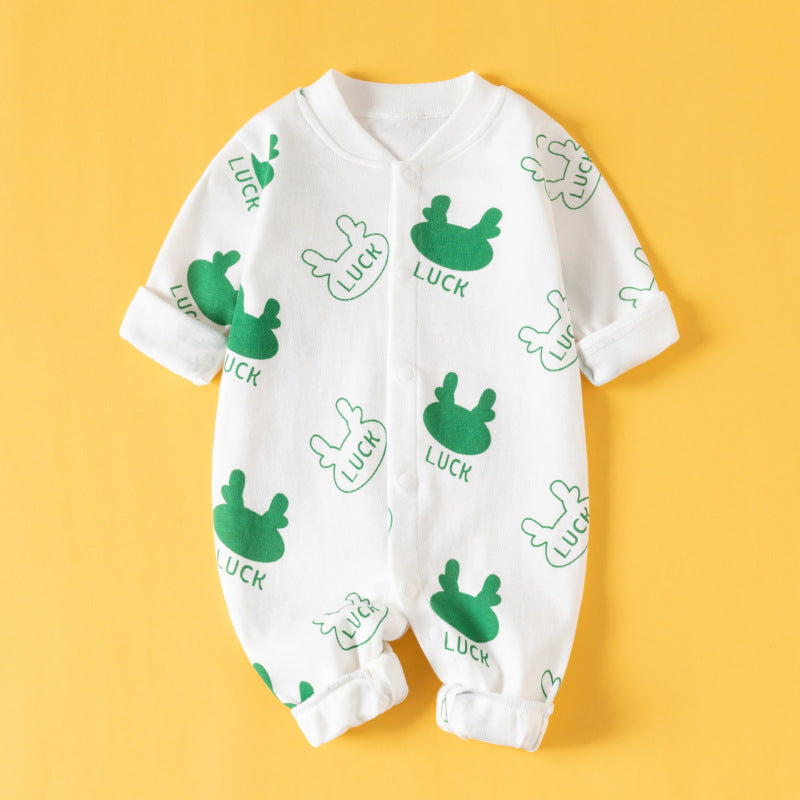 Yo-yo Jumpsuit Romper Cotton Long Sleeve Toddler Jumpsuit, Climbing Suit