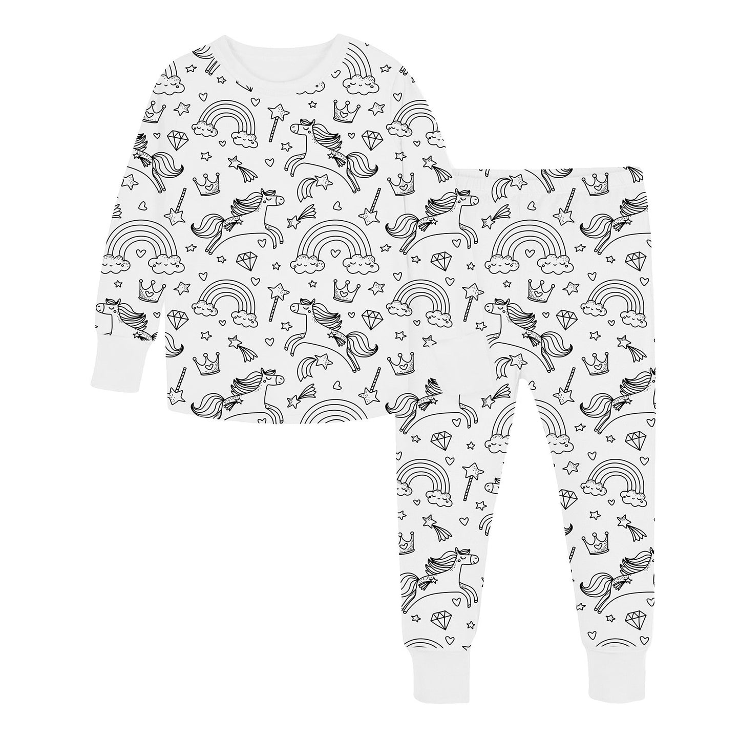 Classy Cool Children's Iti Pajamas Coloring Children's Suit