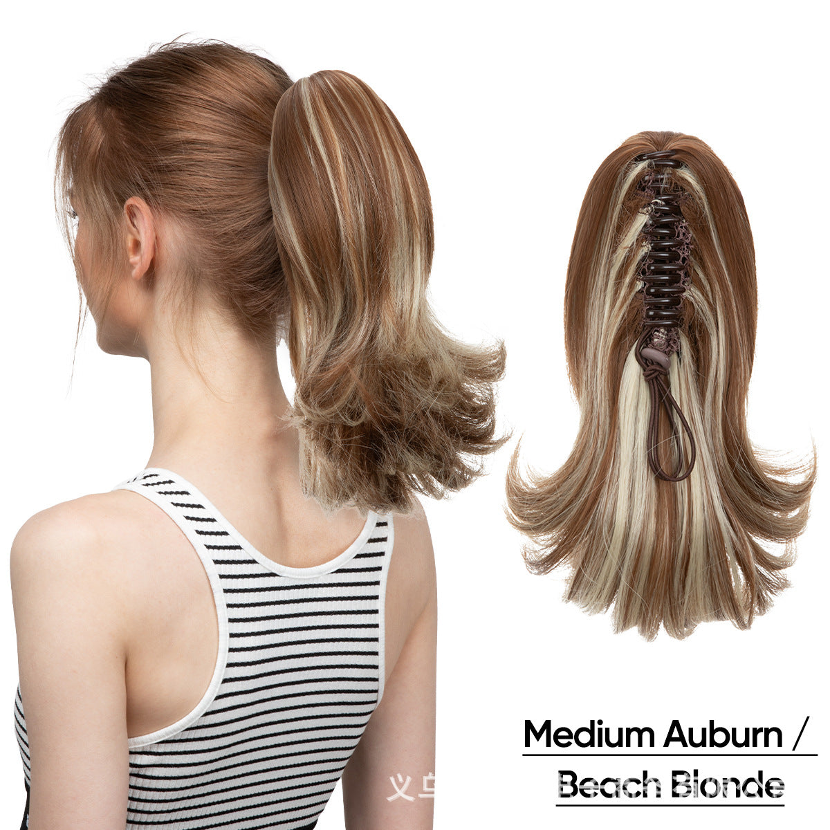 Lady Fiber Hair Band Matte Chemical Small Roll Grip Wig Ponytail