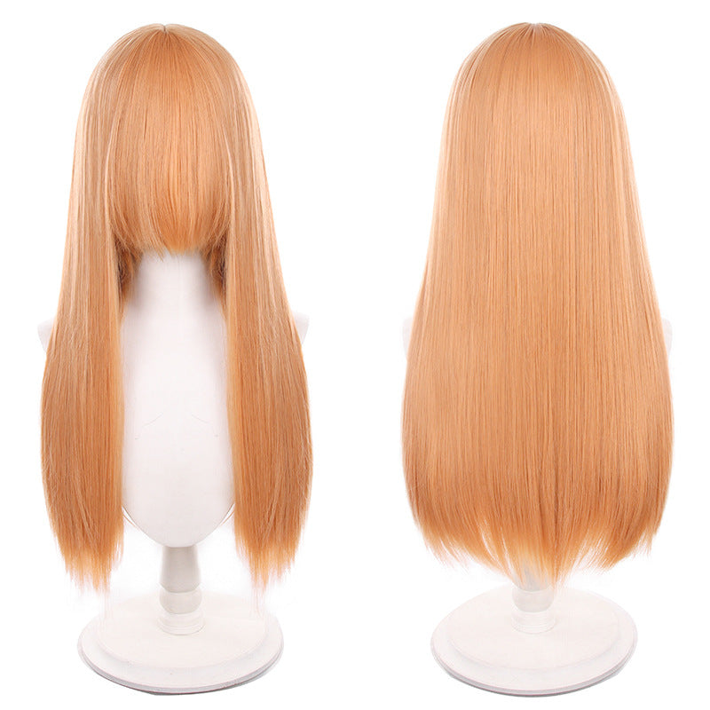 Universal Long Straight Weight Shape Head Cos Wig