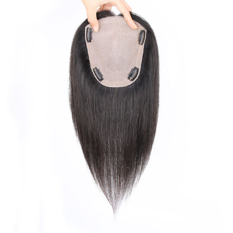 Women's Full Delivery Needle Braid Hair Head Replacement Invisible Seamless Real Wig
