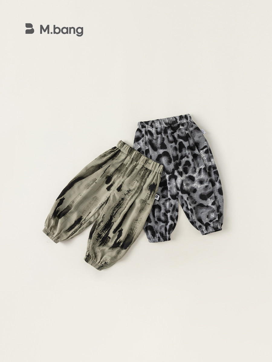 Children's Summer Clothing Ink Casual Air Conditioning Boys Anti Mosquito Children's Pants
