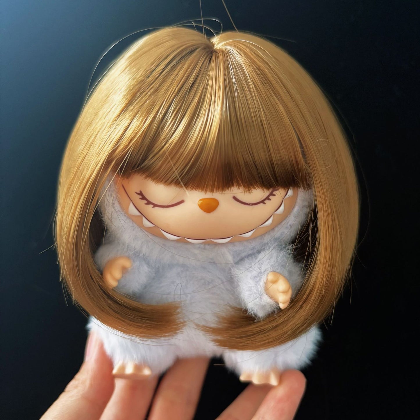 Soft Silk Automobiles Curtain Cloth Sheath Cute Cos Wig