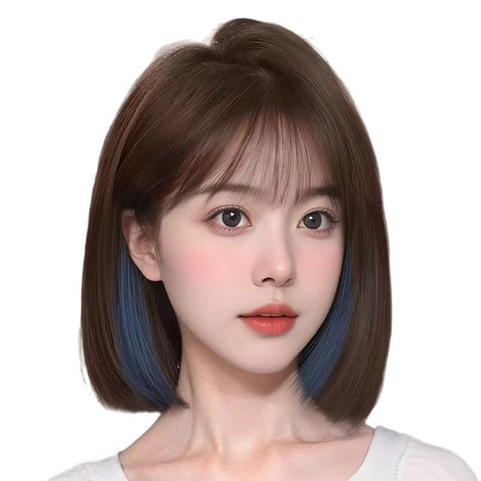 Natural Fashion Artificial First Love Age Wig Short Straight Hair