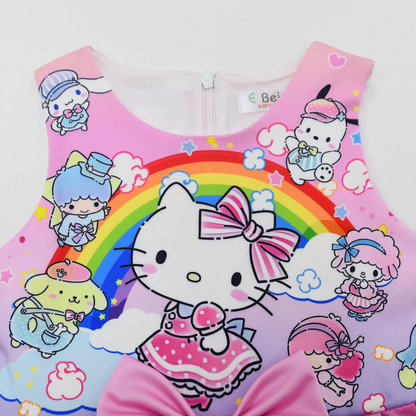 Children's Vest Casual Skirts Digital Cartoon Printed Children's Dress