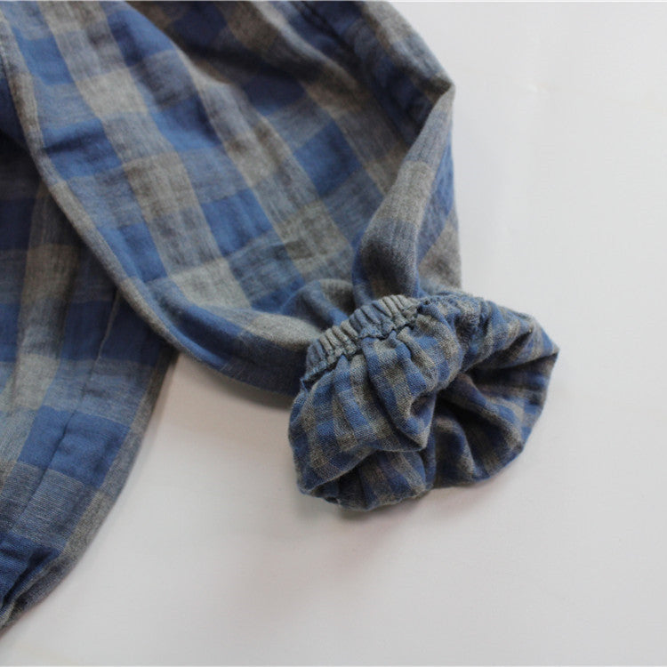 Children's Korean Style Trousers Spring Casual Plaid Boys Loose Children's Pants