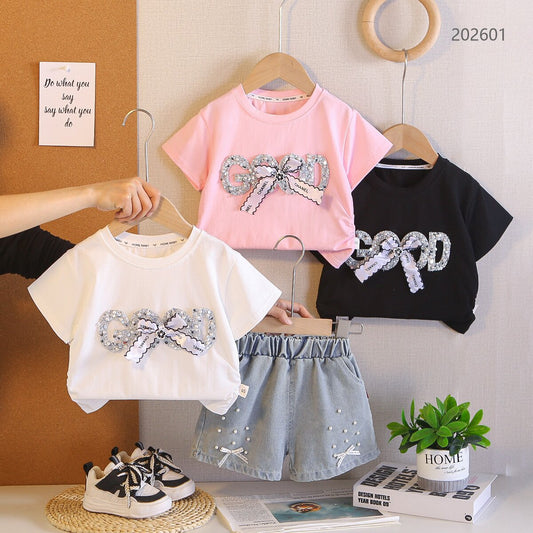 Suits Fashion Clothes Trendy Short Sleeve Children's Suit