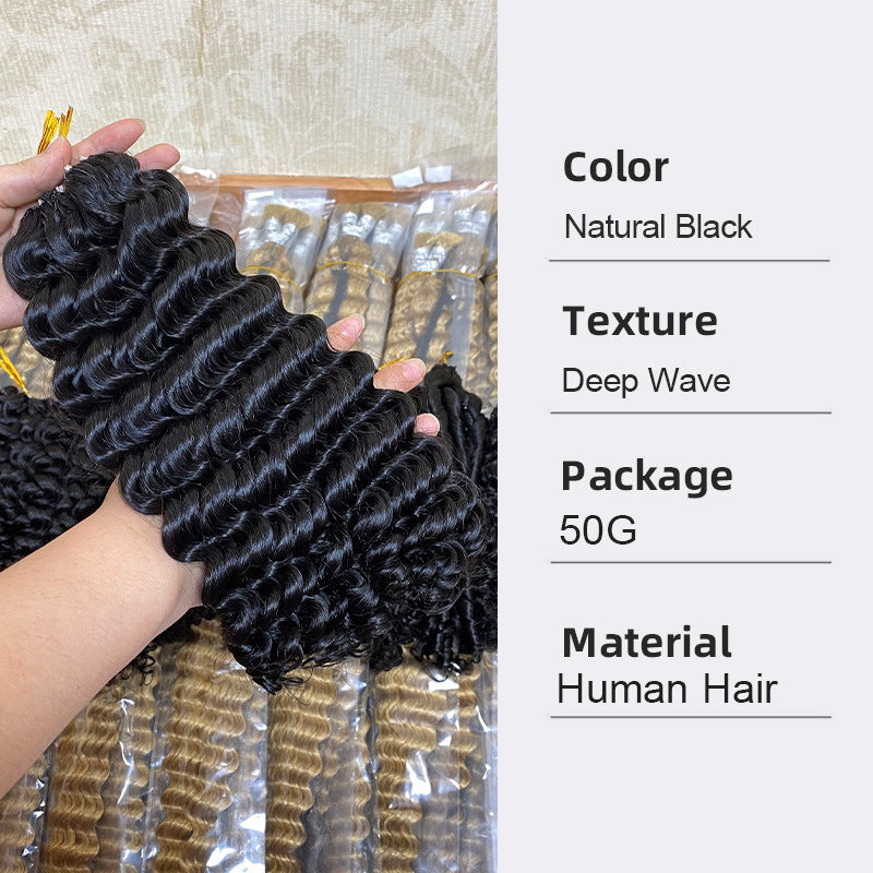 Stylish Fashion Beautiful Classy Crochet Human Real Hair Wig