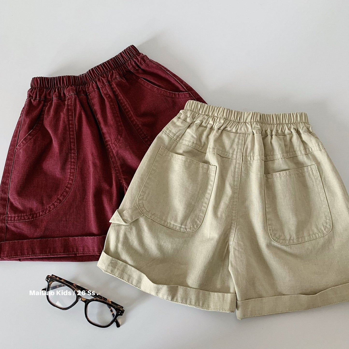 Children's Shorts Summer Korean Style Solid Color Children's Pants