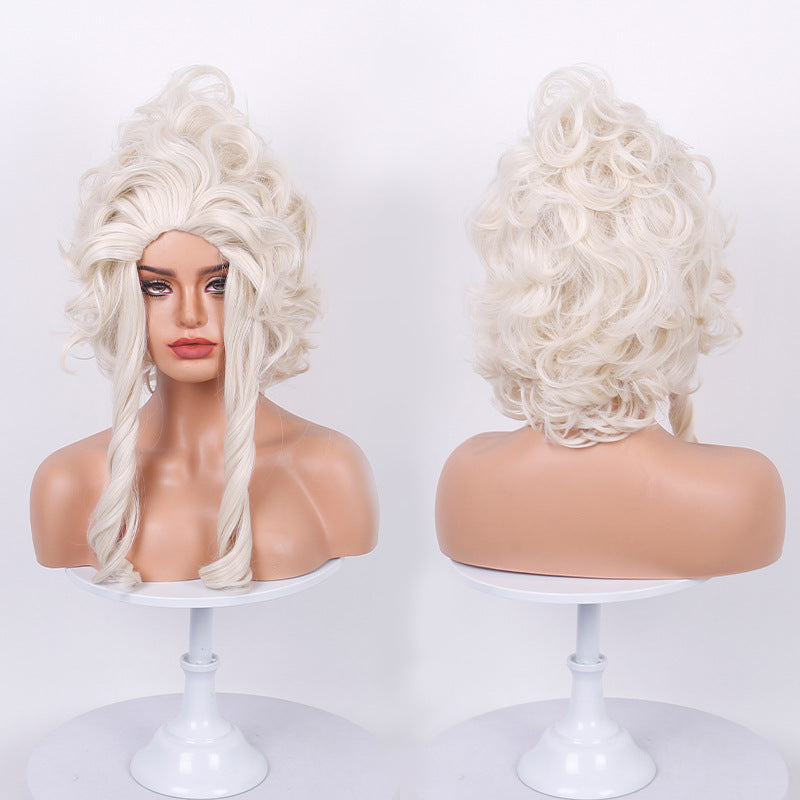 Stylish Cardamom Mary Antoinette Court Queen Cos Wig
